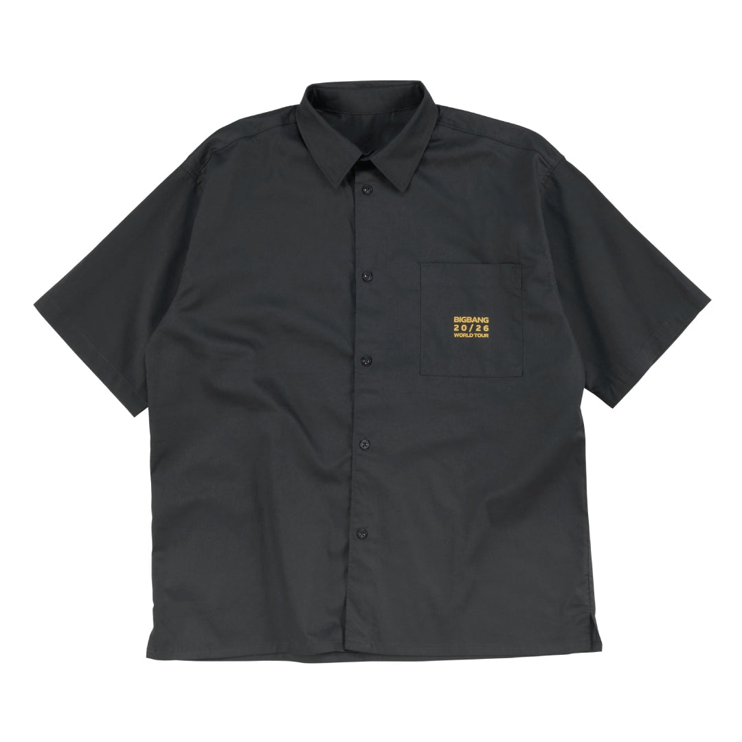BIGBANG Half-Sleeve Shirt - World Tour Announce Edition - (Black)