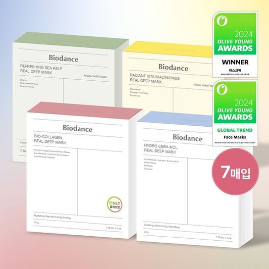 Biodance Bio Real Deep Mask Sheet Set