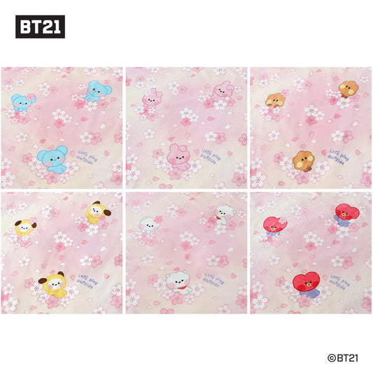 BT21 - Cherry Blossom Minini Blanket