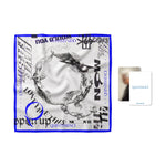 Taeyang - quintessence official md blue scarf set