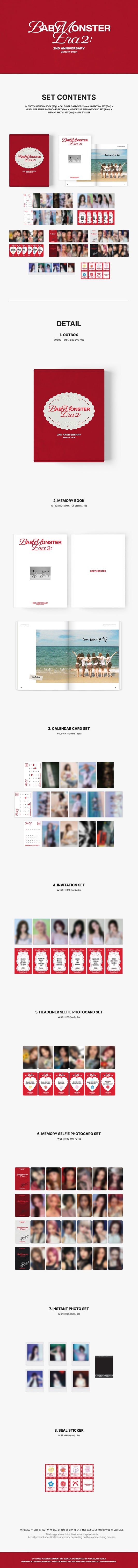 Babymonster - babymonster era 2 2nd anniversary memory pack