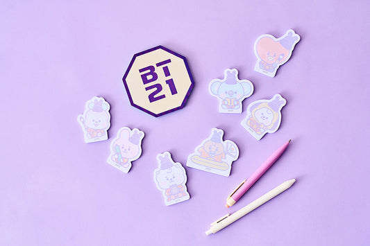 BTS x BT21 BABY MEMO NOTEPADS K-EDITION ver.2