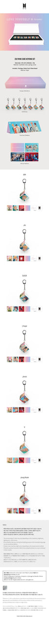 BTS - Your Self Answer Official MD Mini Cube Keyring Set