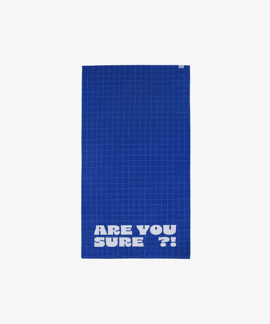 BTS Jimin & Jung Kook - Are You Sure?! Official MD Beach Towel Blue