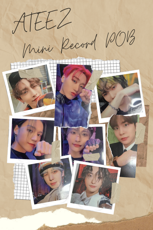 Ateez The World Ep.Fin:  Will Minirecord POB Photocards