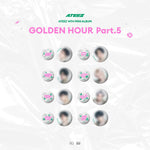 Ateez - Golden Hour : Part.5 Pop Up Official Md Can Badge Set