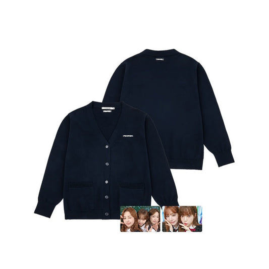 Le sserafim - school days japan original official md cardigan