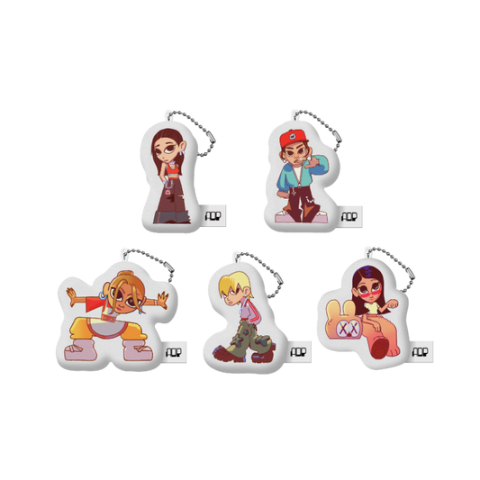 Allday project 1st ep official md cartoon cushion keyring