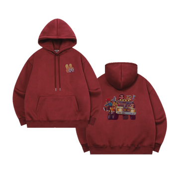 Allday project 1st ep official md cartoon hoodie set
