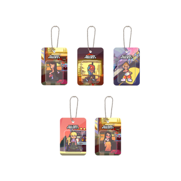 Allday project 1st ep official md cartoon mini keyring
