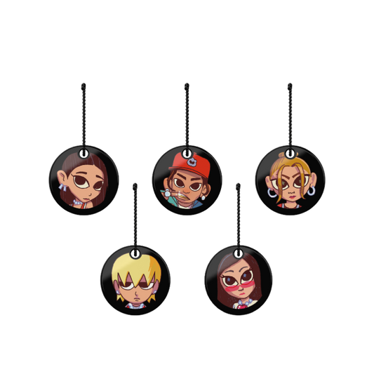 Allday project 1st ep official md cartoon sponge keyring