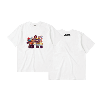 Allday project 1st ep official md cartoon t-shirt set