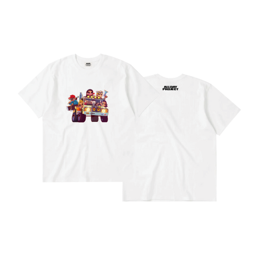 Allday project 1st ep official md cartoon t-shirt set