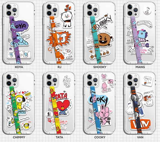 BTS x BT21 - Smart Phone Finger Strap