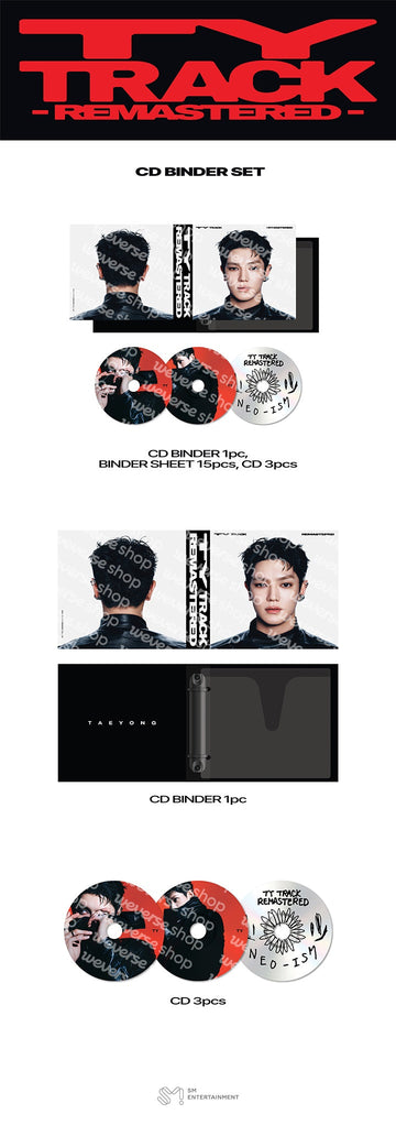 NCT taeyong - ty track-remastered concert official md cd binder
