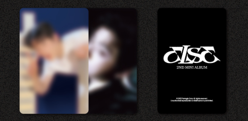 Cha eun woo - else 2nd mini album pop up official md photocard holder keyring