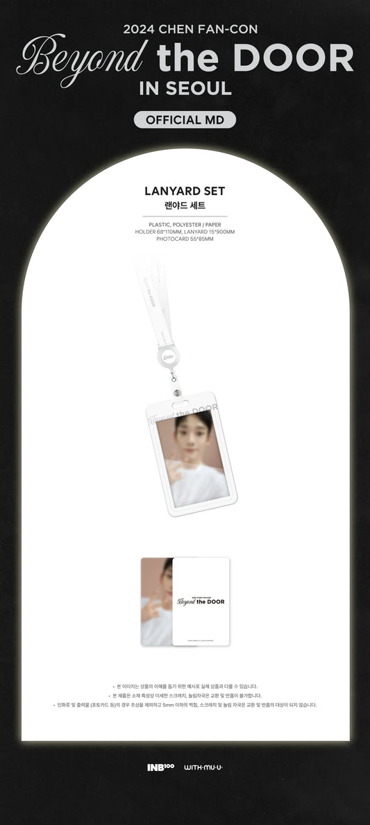 Chen - Beyond the Door in Seoul 2024 Fan Con Official MD Lanyard Set