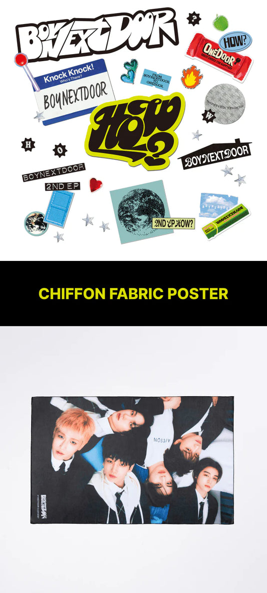 BOYNEXTDOOR - Official MD Chiffon Fabric Poster