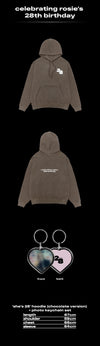 ROSE - She’s 28 Birthday Official MD Hoodie Chocolate Ver