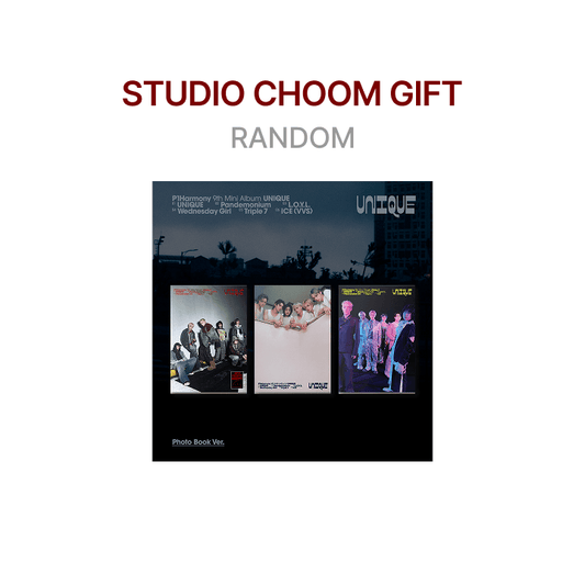P1harmony - unique! 9th mini album studio choom gift photobook ver random