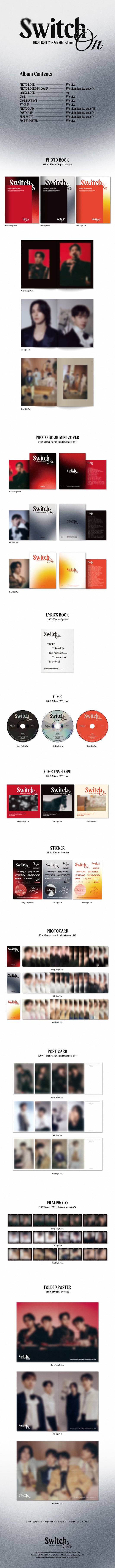 Highlight 5th MINI ALBUM - Switch On