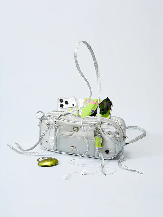 Aespa - Coller Aespa Edition Coller Baguette Bag Pearl Gray