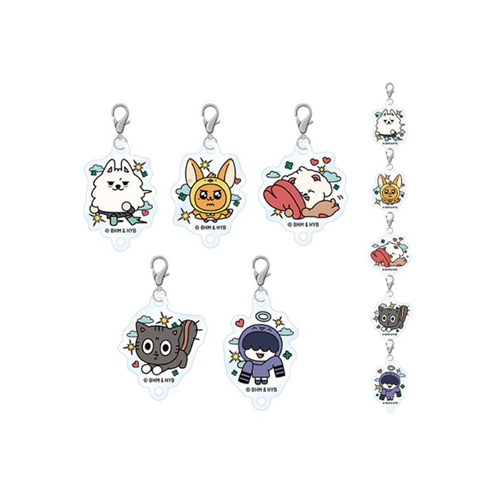 TXT - 2025 Ppulbatu Cafe Official MD Connectable Acrylic Keychain ...