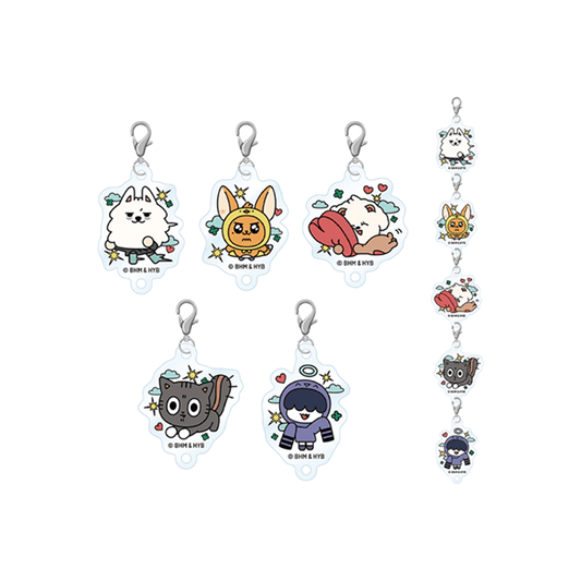 TXT - 2025 Ppulbatu Cafe Official MD Connectable Acrylic Keychain