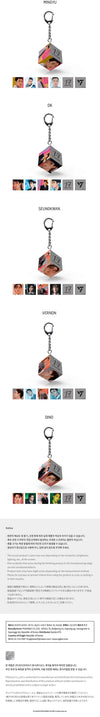 Seventeen - Cube & Puzzle Official MD Mini Cube Keyring 17 Right Here