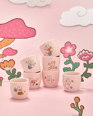 BTS x BT21 - K-TOKKI Edition Mini Ceramic Cup – Kpop Omo