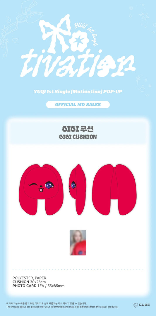I-DLE YUQI - Motivation Official MD Gigi Cushion