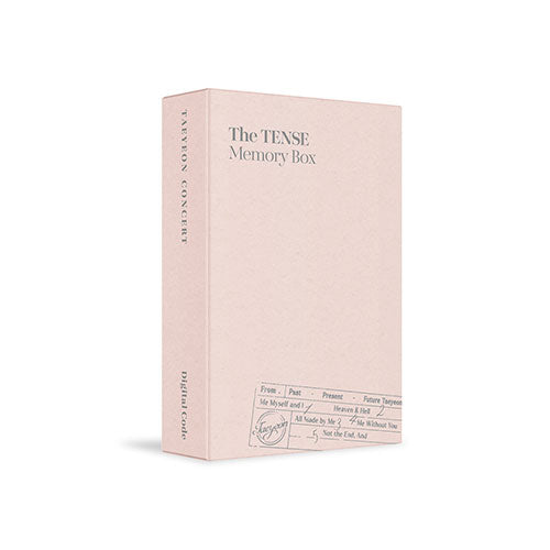 K-POP・アジア TAEYEON Concert The TENSE Memory Box TAEYEON Concert - The Tense Memory Box – Kpop Omo