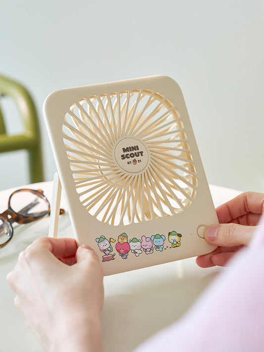 BTS x BT21 - Minini Scout Desk Fan