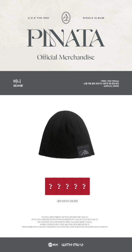 A.C.E - Pinata 3rd Single Album Official MD Beanie