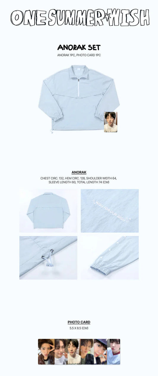 NCT WISH - One Summer Wish the 1st Photo Exhibition Official MD Anorak Set