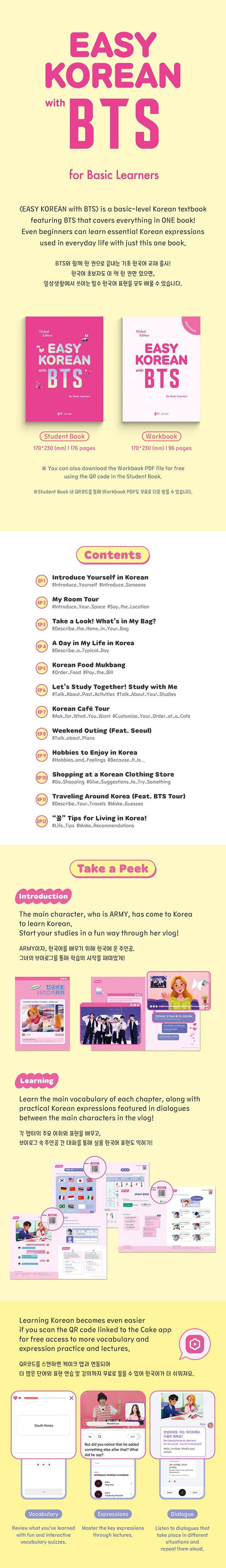 BTS - Easy Korean with BTS new color edition