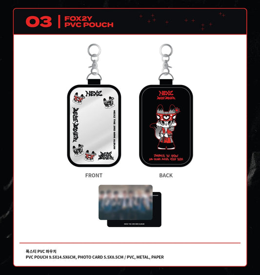 NEXZ - Beat-Boxer Pop-up Café Official MD FOX2Y PVC POUCH