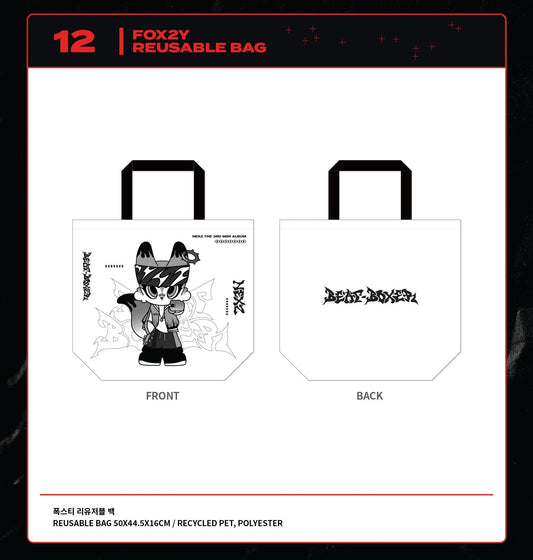 NEXZ - Beat-Boxer Pop-up Café Official MD FOX2Y Reusable Bag