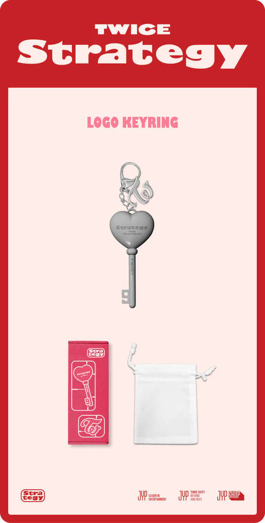 TWICE - Strategy Pop Up In Seoul Official MD Logo Keyring