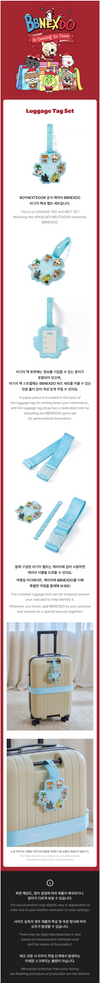 Boynextdoor - bbnexdo is coming to town official md luggage tag set