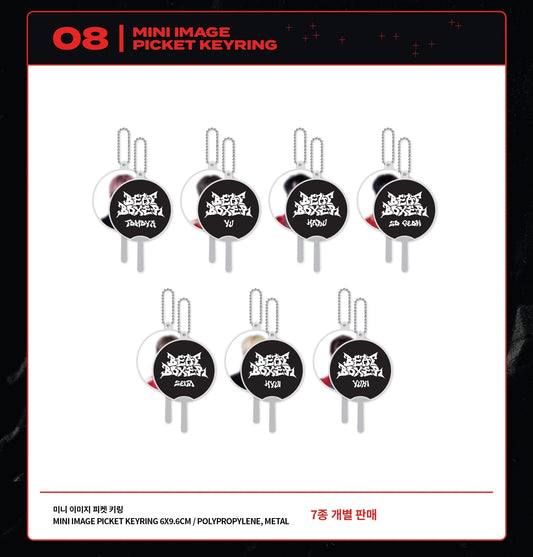 NEXZ - Beat-Boxer Pop-up Café Official MD Mini Image Picket Keyring