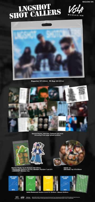 Lngshot - shot callers 1st ep album magazine ver – Kpop Omo