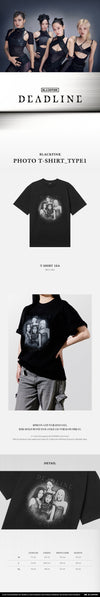 Blackpink - deadline official md photo t-shirt type 1