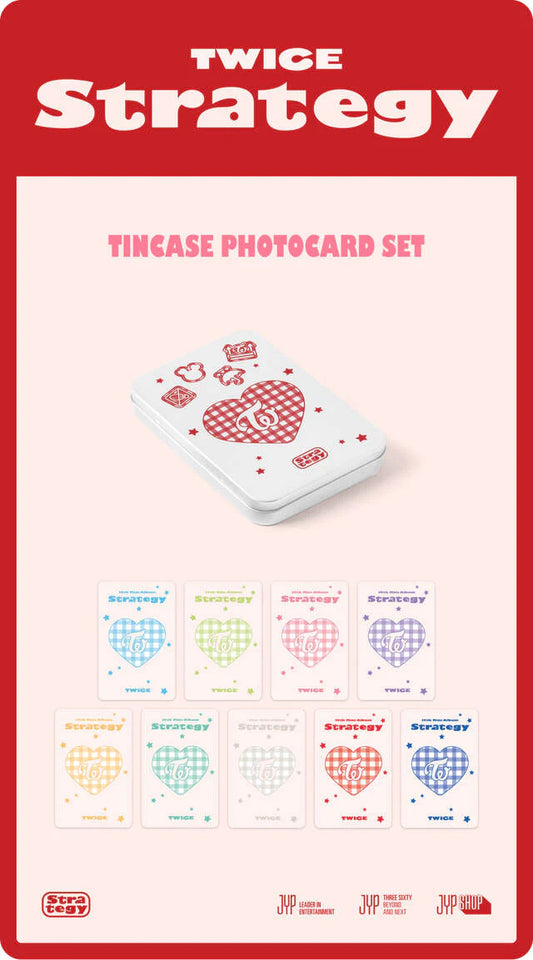 TWICE - Strategy Pop Up In Seoul Official MD Tincase Photocard Set