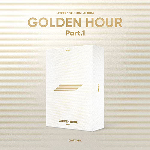 Ateez - Golden Hour : part.1 10th Mini Album (Lucky Draw Event Diary Ver)