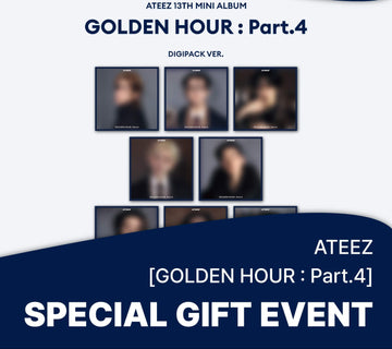 Ateez - golden hour : part.4 mini 13th album soundwave gift digipack random