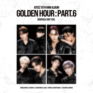 Ateez - Golden Hour : Part.6 15th Mini Album Toktoq Gift Digipack Unit Ver Set