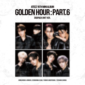 Ateez - Golden Hour : Part.6 15th Mini Album Digipack Unit Ver