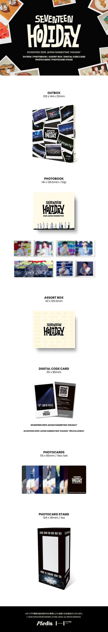 Seventeen - holiday 2025 japan fanmeeting digital code – Kpop Omo