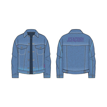 DKZ JAECHAN - 2023 FAN MEETING TOUR [BEYOND THE UNIVERSE] OFFICIAL MD DENIM JACKET